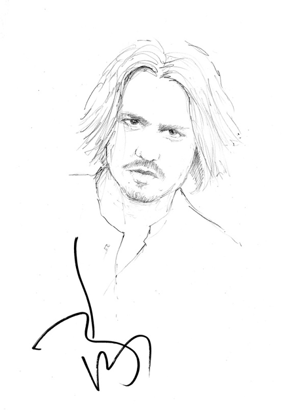 johnny depp drawing tumblr