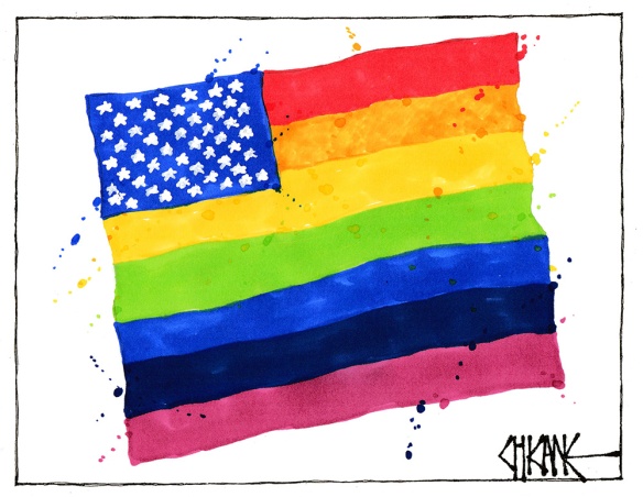 US Rainbow Flag