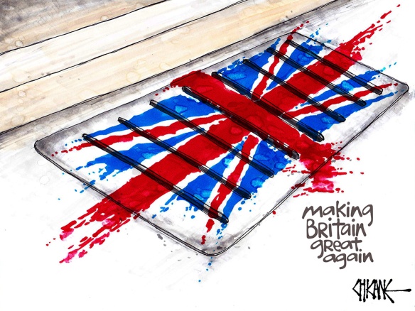 Brexit Cartoon Grate