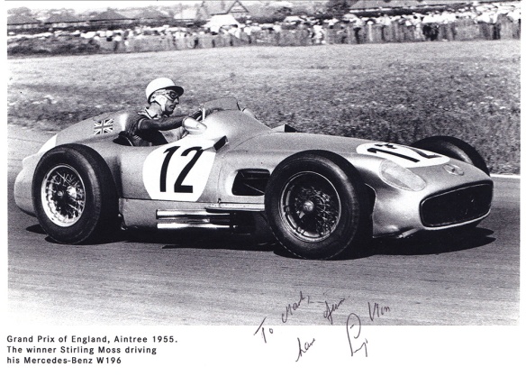 Autographed photo of Stirling Moss